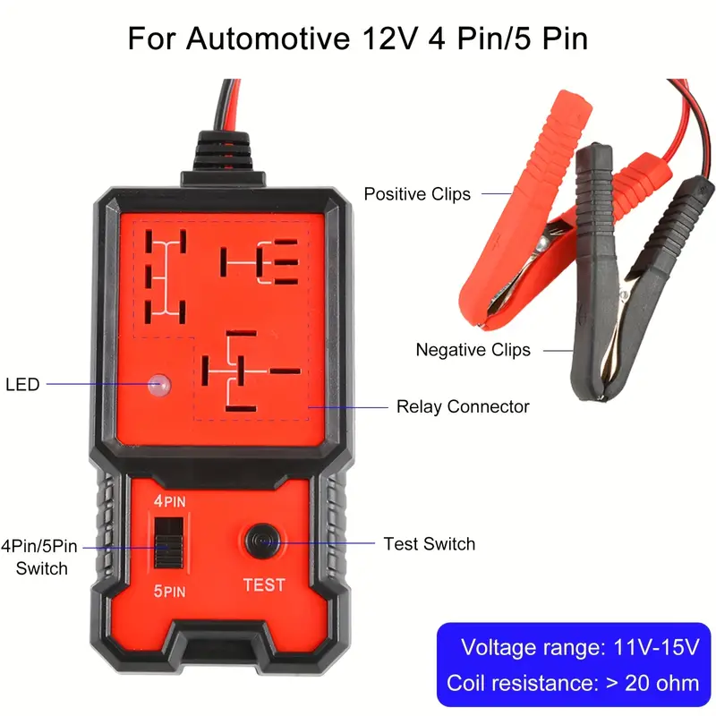 Relaydo™ - Tester de Relee 12V pentru Automobile