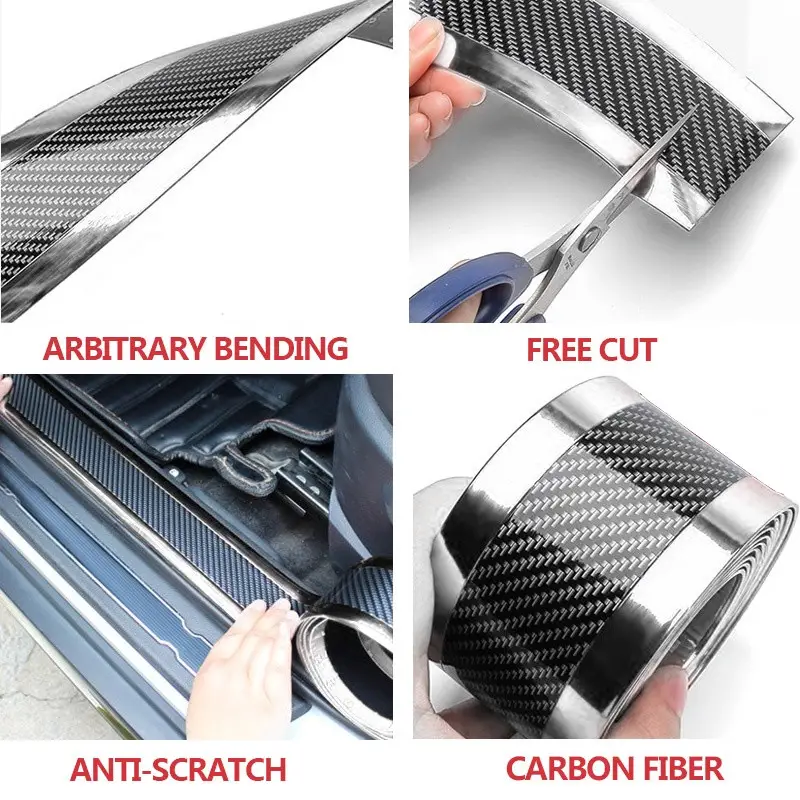 StepShield™ Banda de Protectie pentru Praguri (4 Bucati)