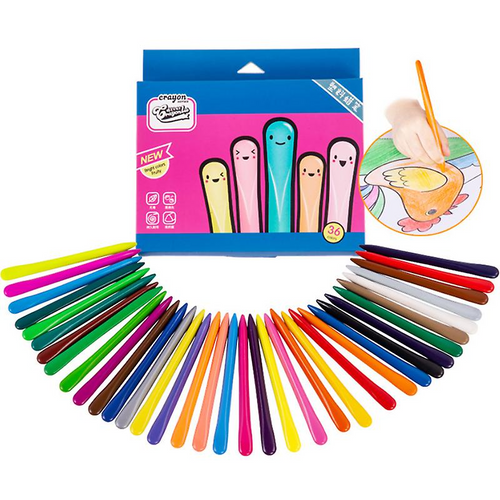 🔥Oferta 1+1!🔥Creioane Colorate Rezistente la Apa (Set 36 Creioane)
