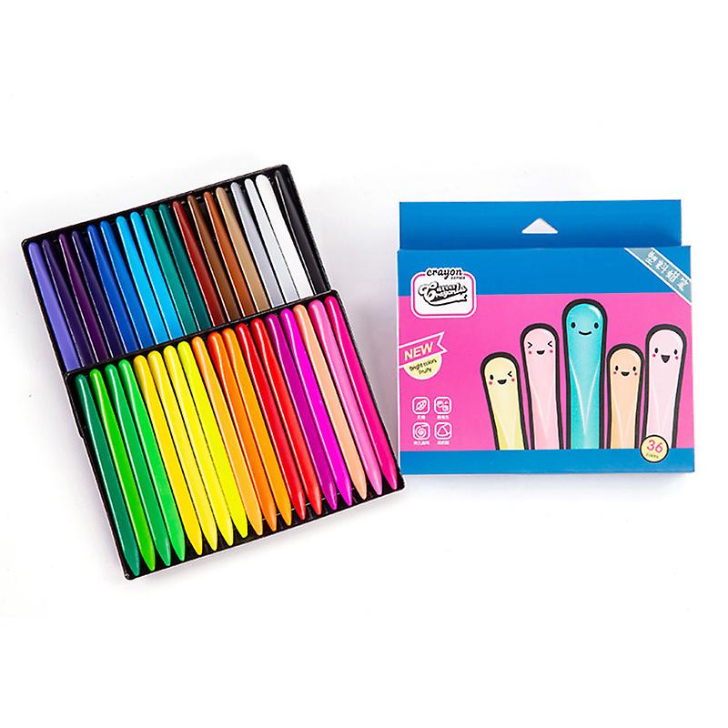 🔥Oferta 1+1!🔥Creioane Colorate Rezistente la Apa (Set 36 Creioane)