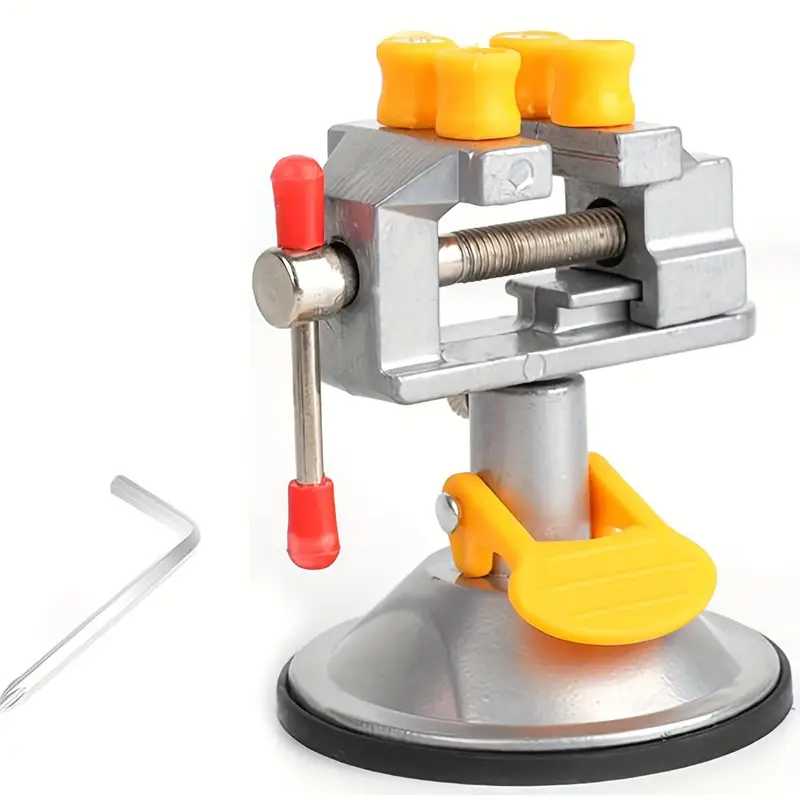 ClampMini™ - Menghina de Precizie Rotativa 360° cu Ventuza