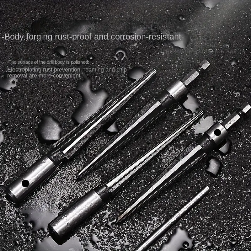 SharpCraft™ - Set Burghie Conice si Freze pentru Lemn si Metal (SET 4 Bucati)