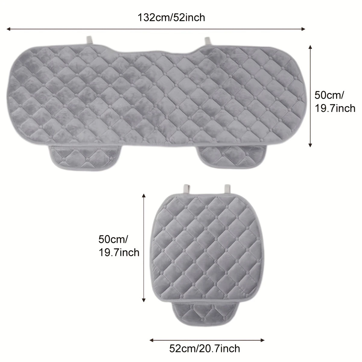 Velvoto™ – Set 3 Perne Auto Universale din Plus pentru Toamna si Iarna