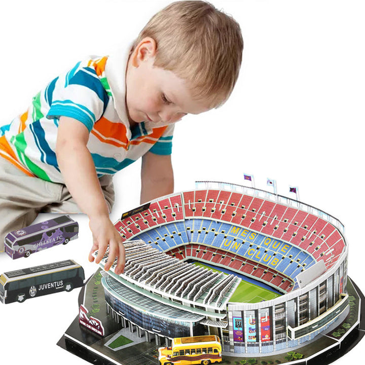Stadionul de fotbal puzzle 3D