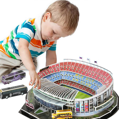 Stadionul de fotbal puzzle 3D