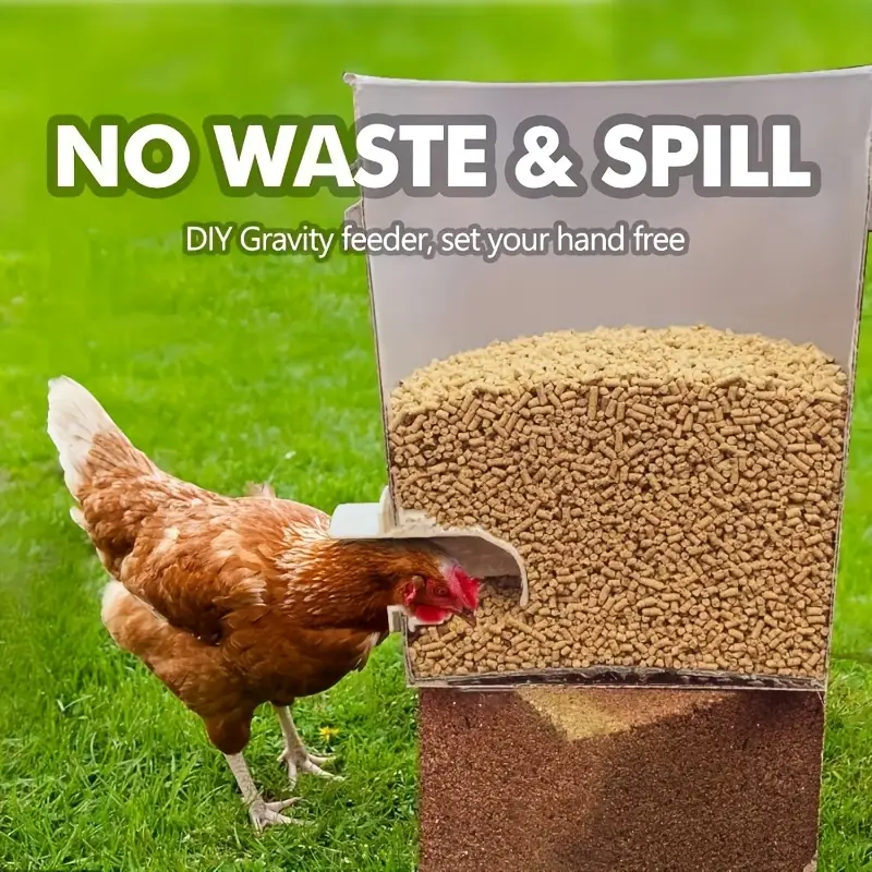 PoultryFeeder™ - Set de 5 Guri de Hranire pentru Pasari