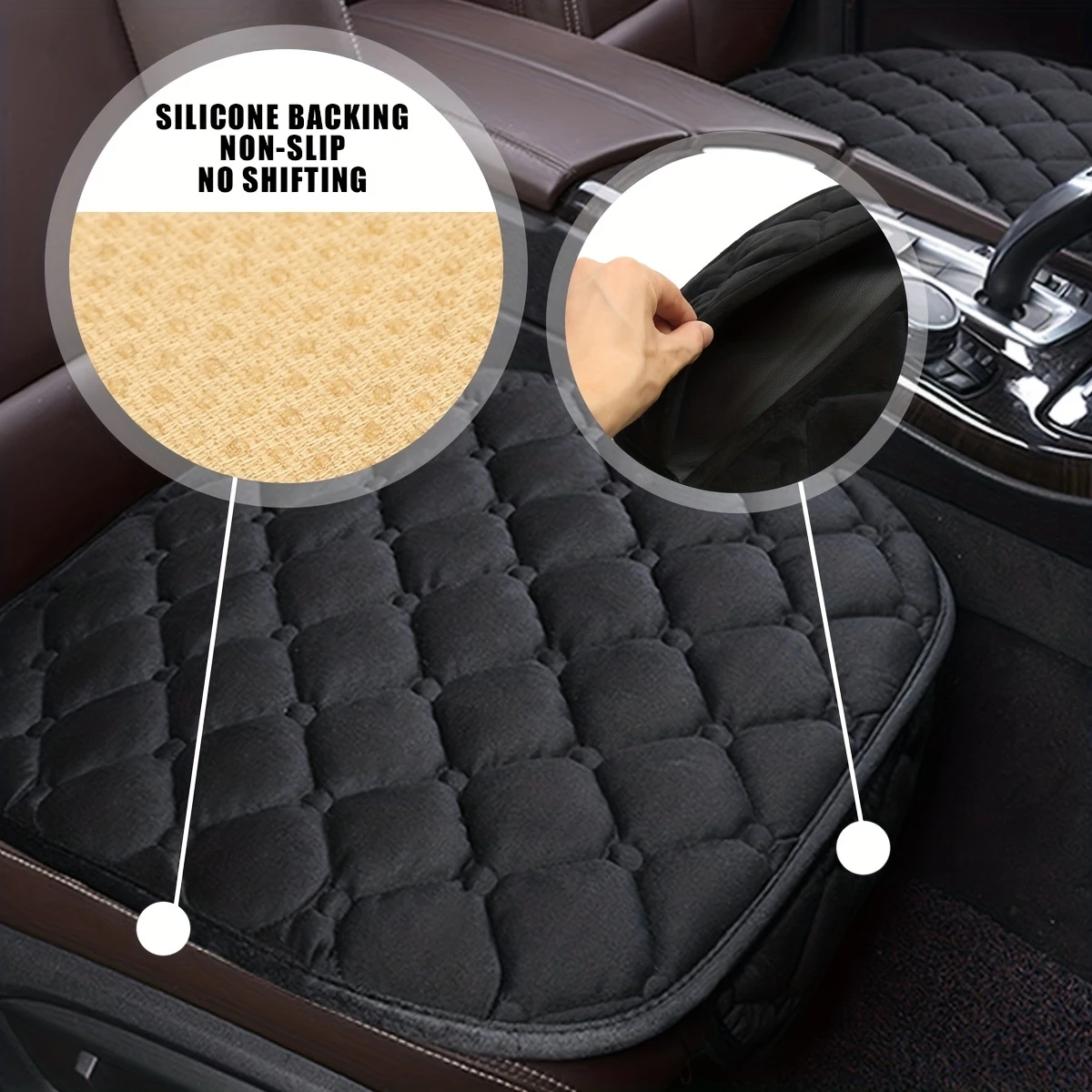 Velvoto™ – Set 3 Perne Auto Universale din Plus pentru Toamna si Iarna