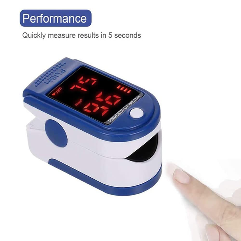 🔥OFERTA 1+1🔥OxyPulse™ – Pulsoximetru Digital pentru Deget