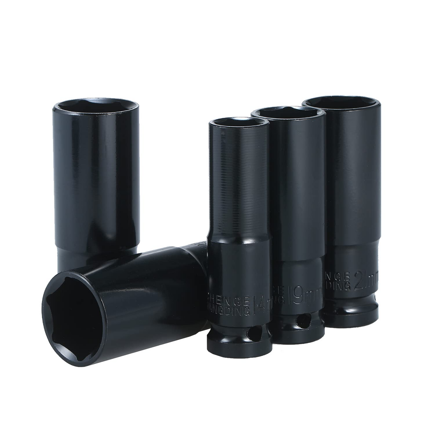 Set Profesional de Chei Tubulare de Impact – 10 Piese (8–24 mm)
