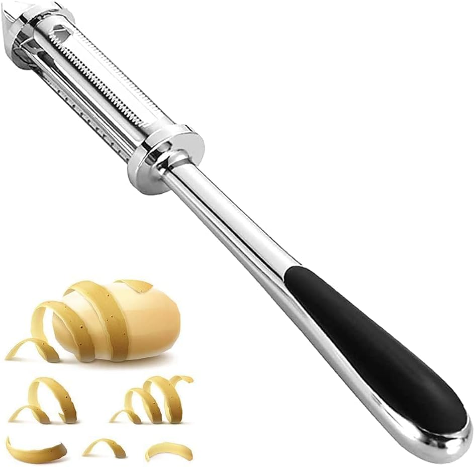Vegitopia™ - Peeler Multifunctional 3-în-1 din Otel Inoxidabil pentru Fructe si Legume