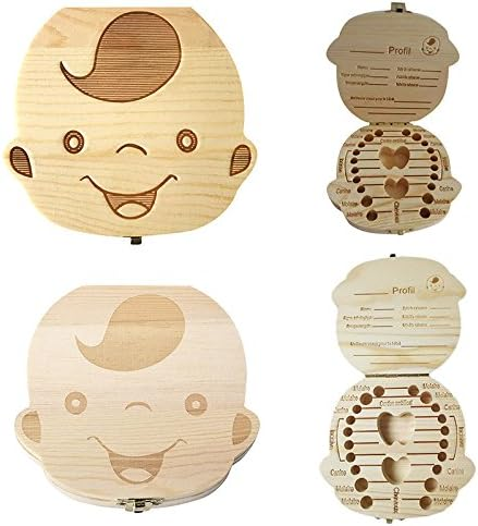 🔥OFERTA 1+1🔥Cutie de depozitare dinti de lapte pentru bebelusi