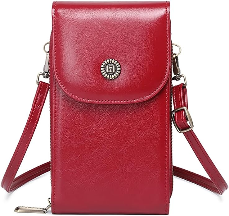 ModaLux™ Gentuta Crossbody de Dama lucrata manual