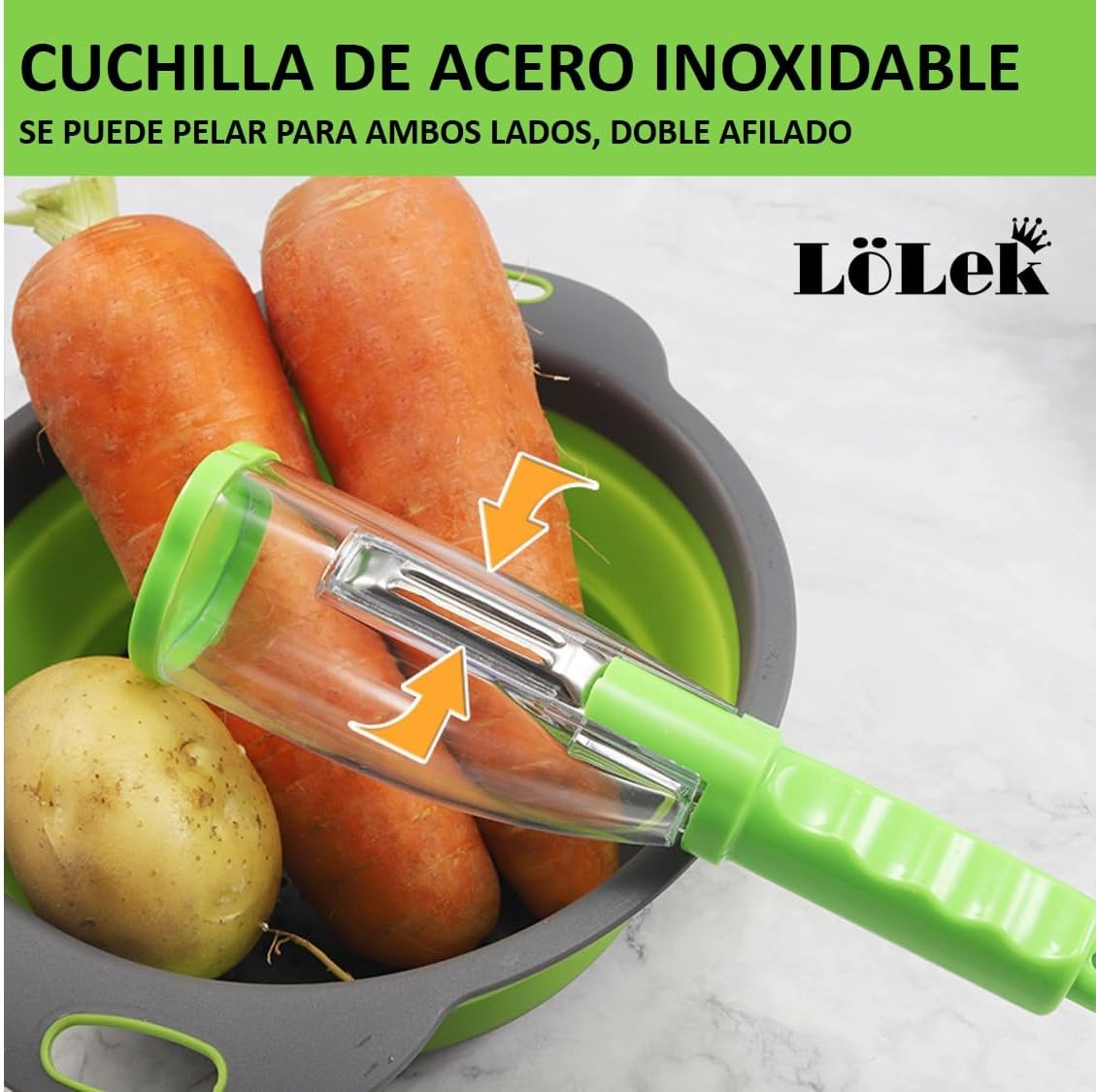 🔥OFERTA 1+1🔥PeelMate™ – Curatator Multifunctional cu Compartiment de Colectare Integrat