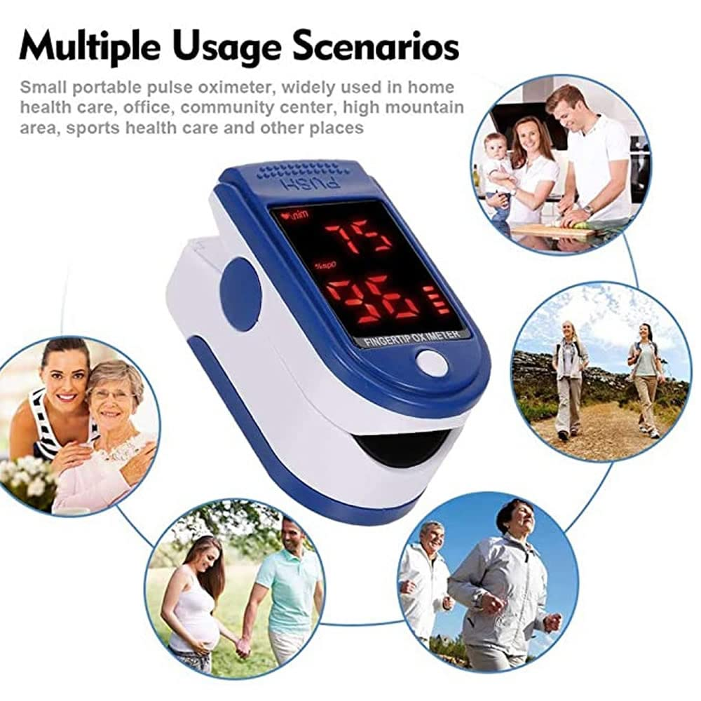 🔥OFERTA 1+1🔥OxyPulse™ – Pulsoximetru Digital pentru Deget