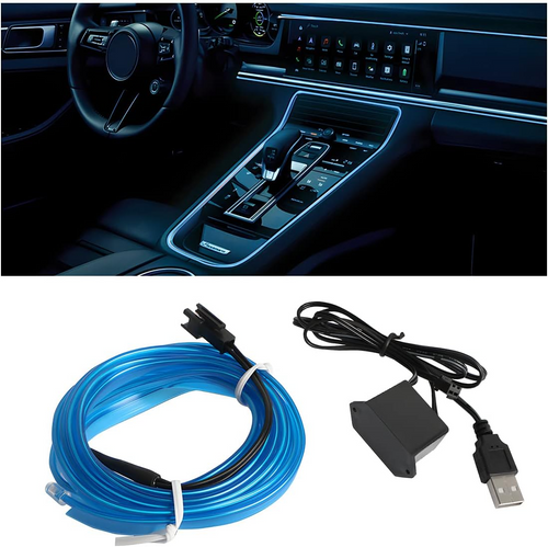 🔥OFERTA 1+1🔥Banda LED Interioara pentru Masini (5m)