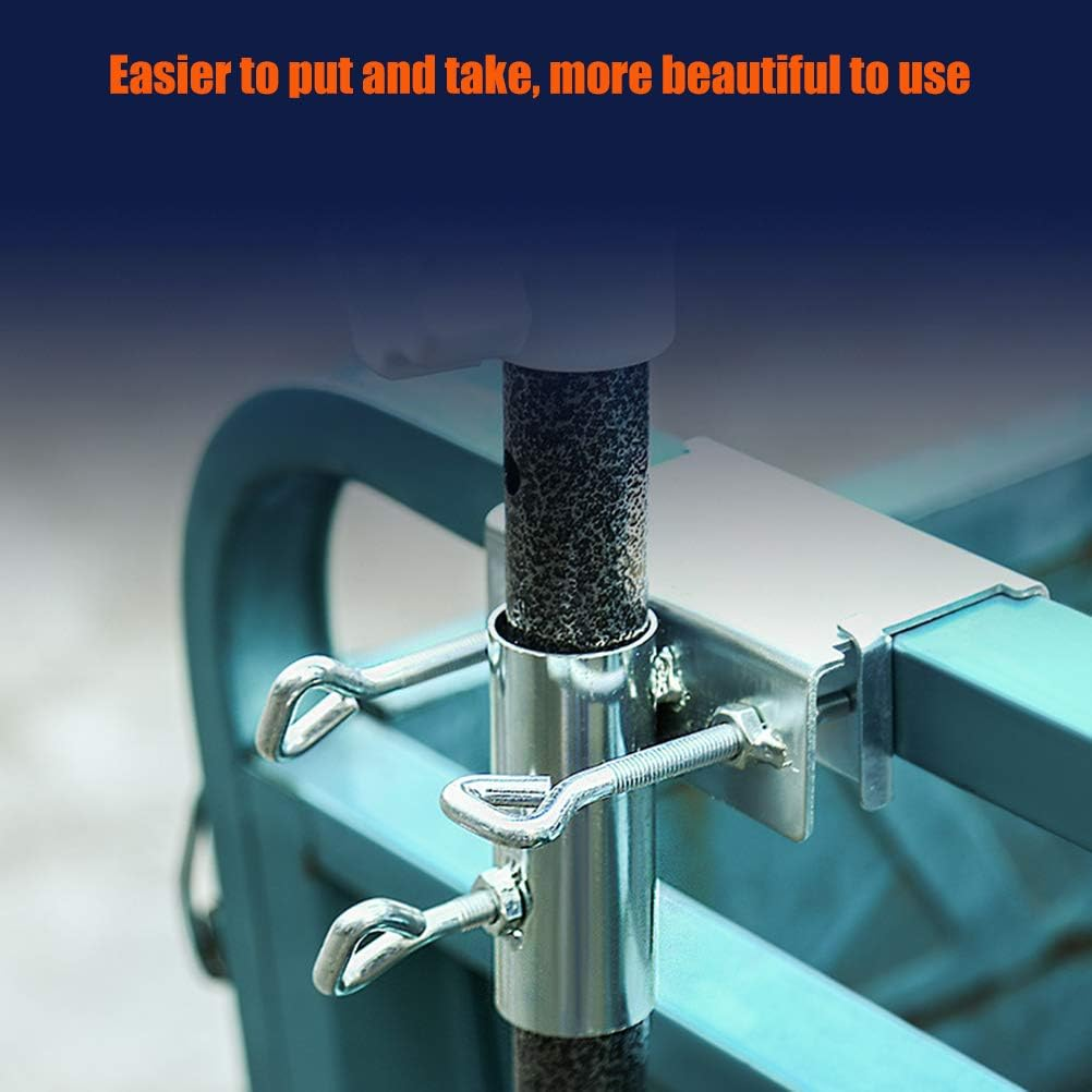 SunClamp™ – Suport Reglabil de Umbrela pentru Balcon si Terasă
