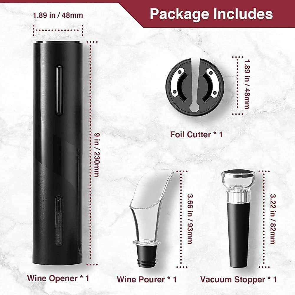 🔥OFERTA 1+1🔥Set Deschizator Electre de Sticle de Vin