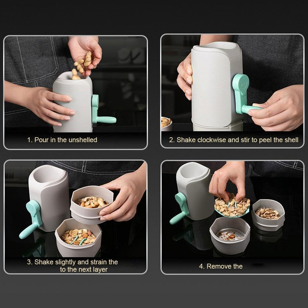 🔥OFERTA 1+1🔥NutTwist™ – Deschizator Manual de Nuci si Arahide cu Mecanism de Filtrare în Doua Straturi