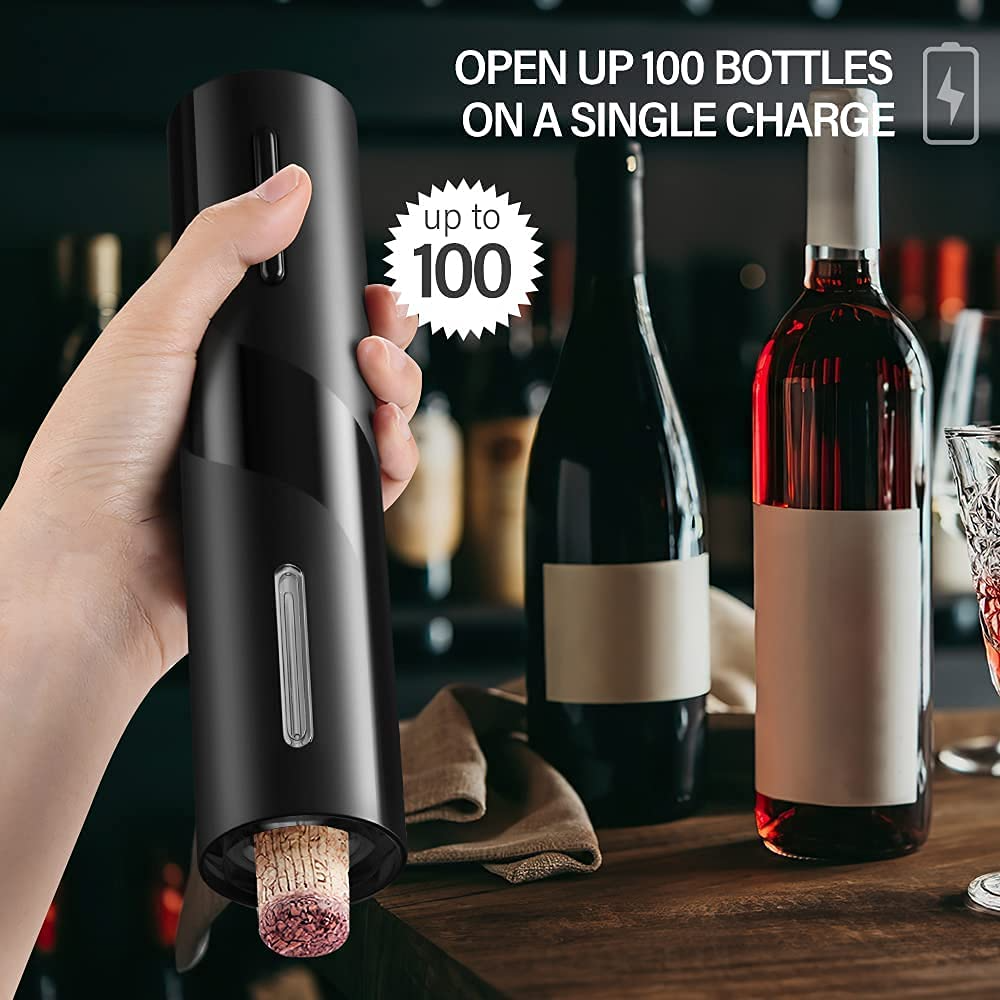 🔥OFERTA 1+1🔥Set Deschizator Electre de Sticle de Vin