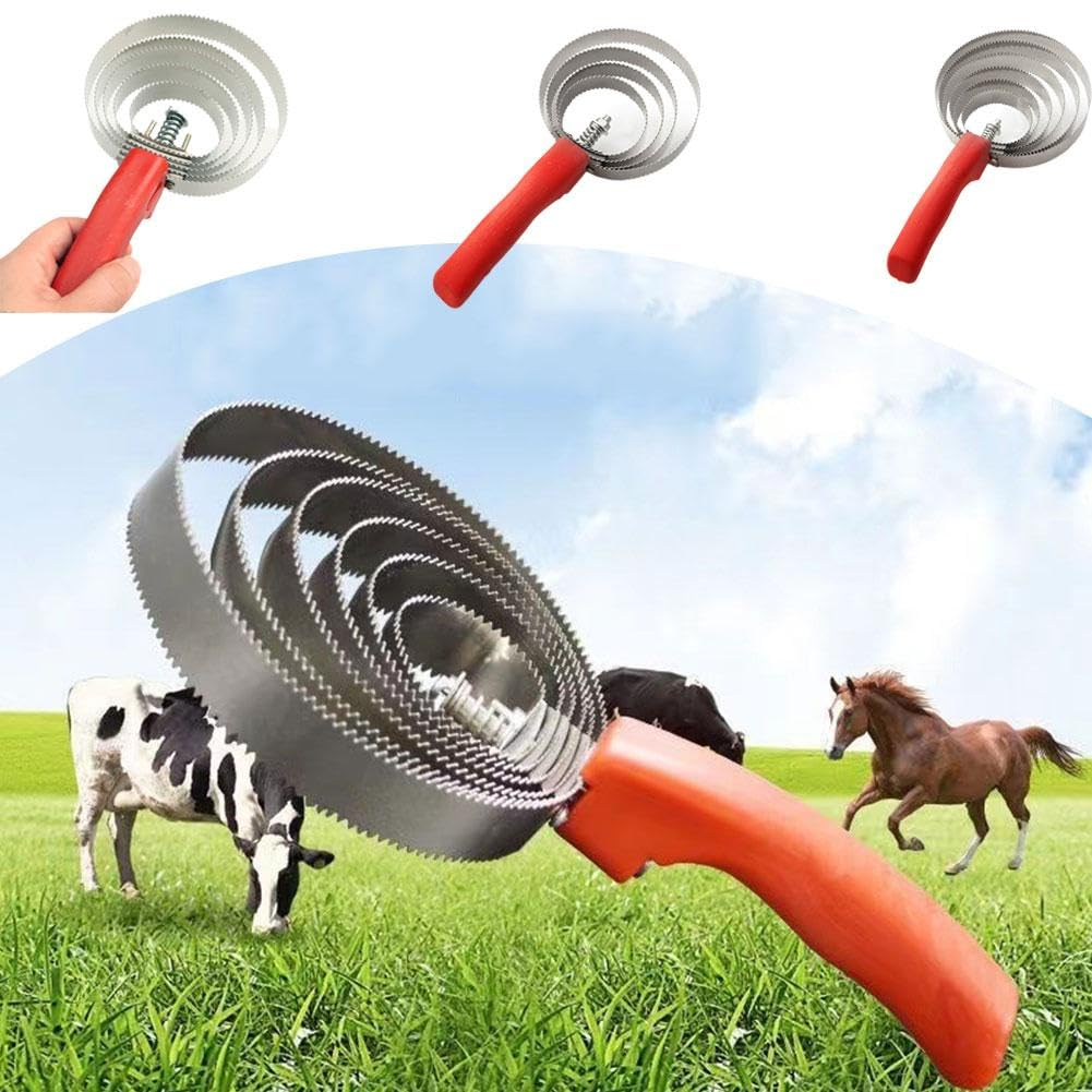 🔥Oferta 1+1🔥FARMGROOM PRO™ – Perie Profesionala pentru Bovine, Cai si Ovine