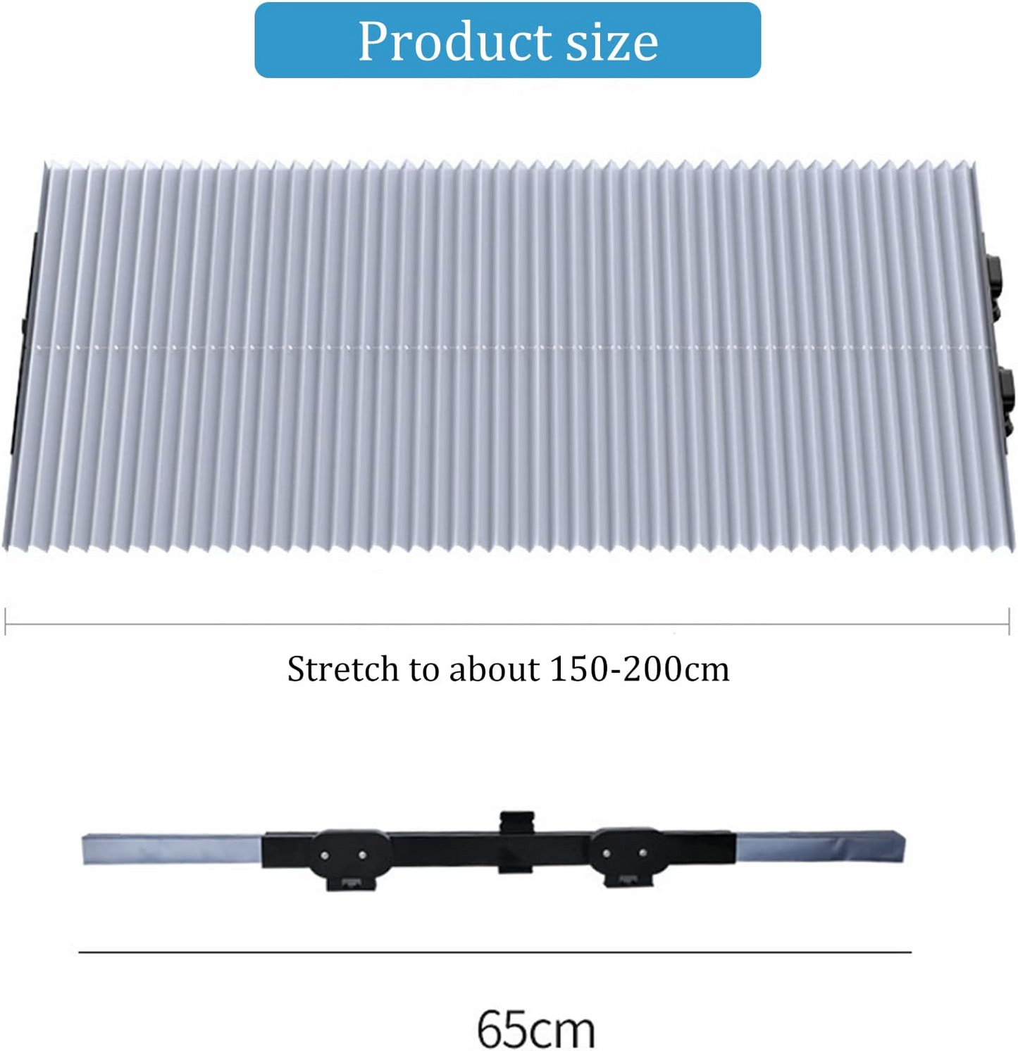 🔥OFERTA 1+1🔥ProShade™ Parasolar Tip Jaluzea pentru Parbriz si Luneta (80x200cm)