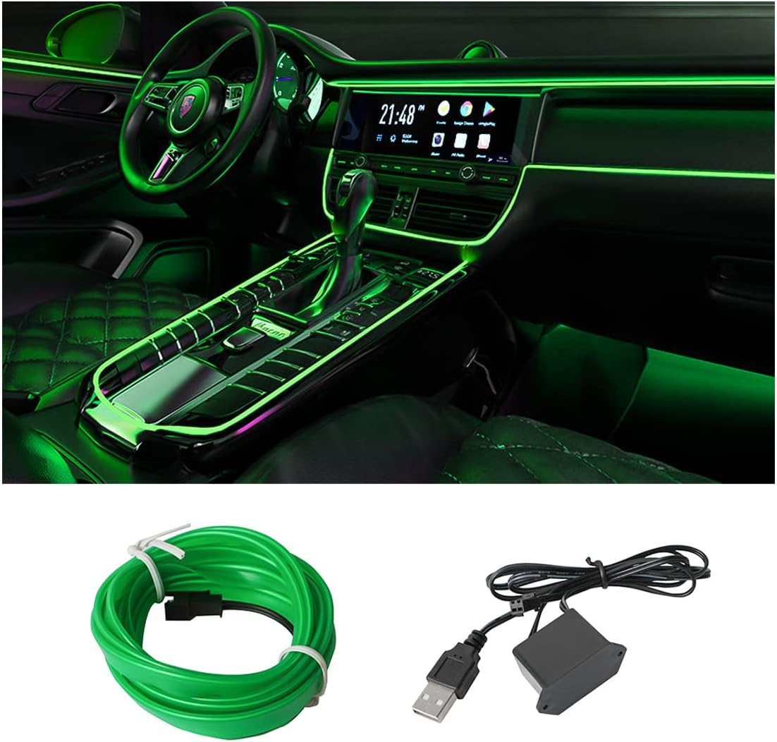 🔥OFERTA 1+1🔥Banda LED Interioara pentru Masini (5m)