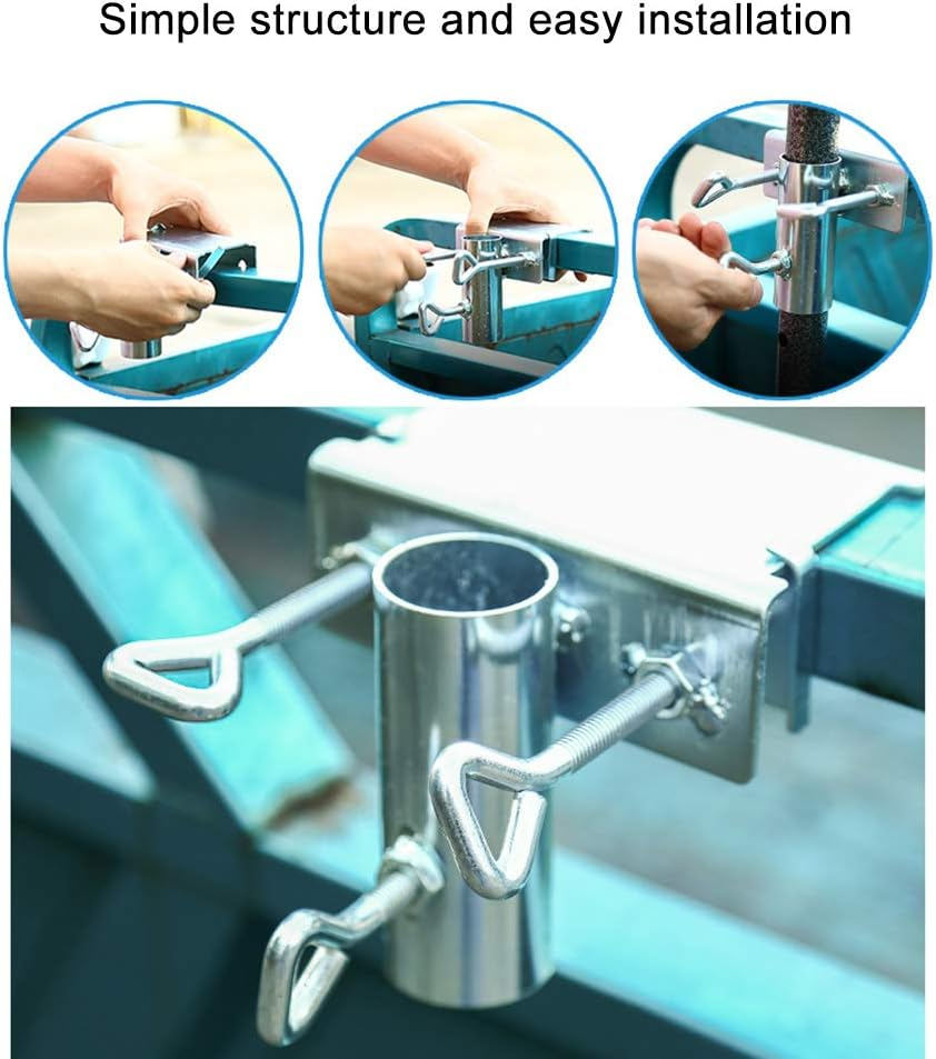 SunClamp™ – Suport Reglabil de Umbrela pentru Balcon si Terasă