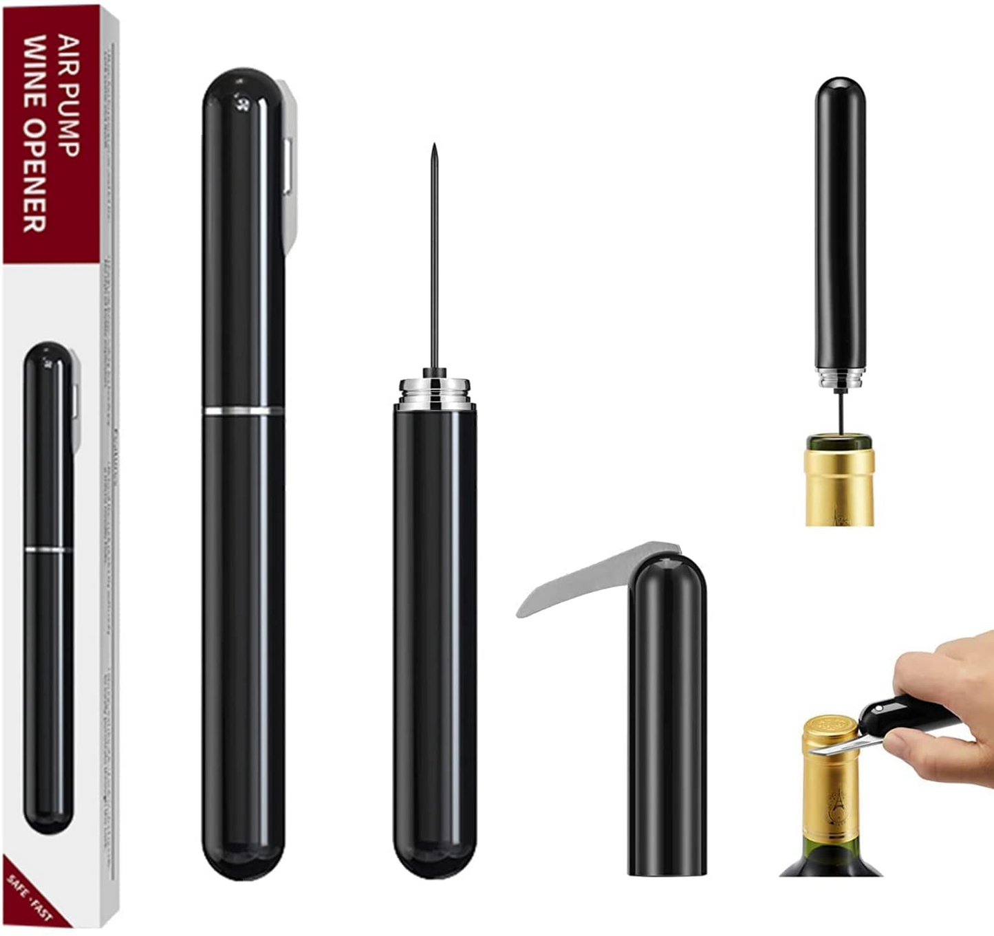 🔥OFERTA 1+1🔥VinoVault™ Tribuson manual cu presiune
