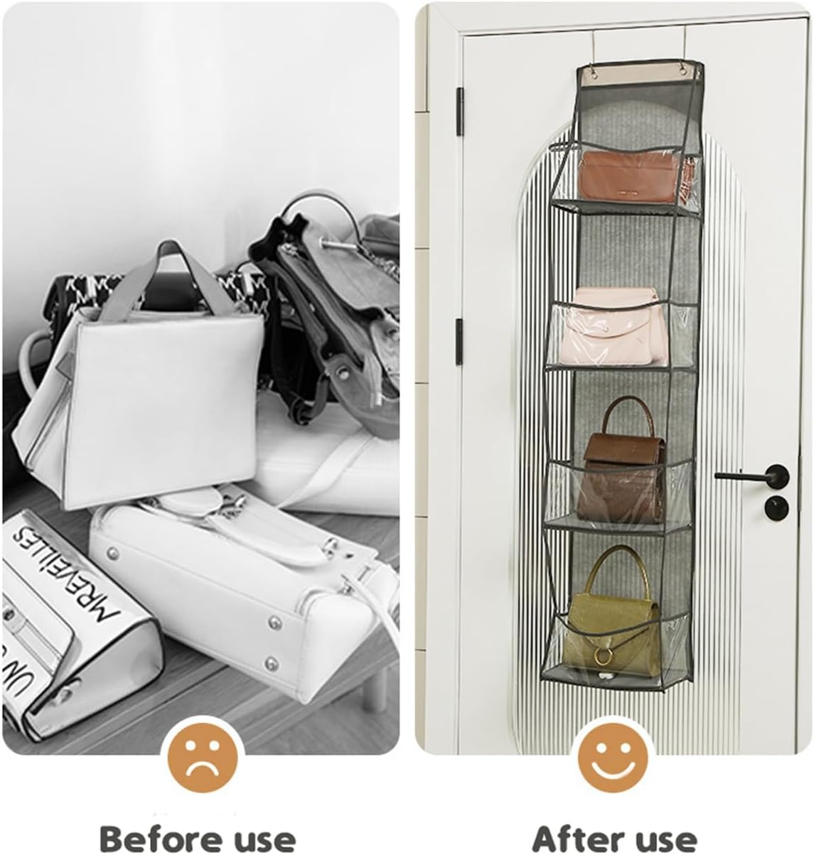 🔥Oferta 1+1!🔥 Organizator de Agatat pe Usa cu 6 Buzunare