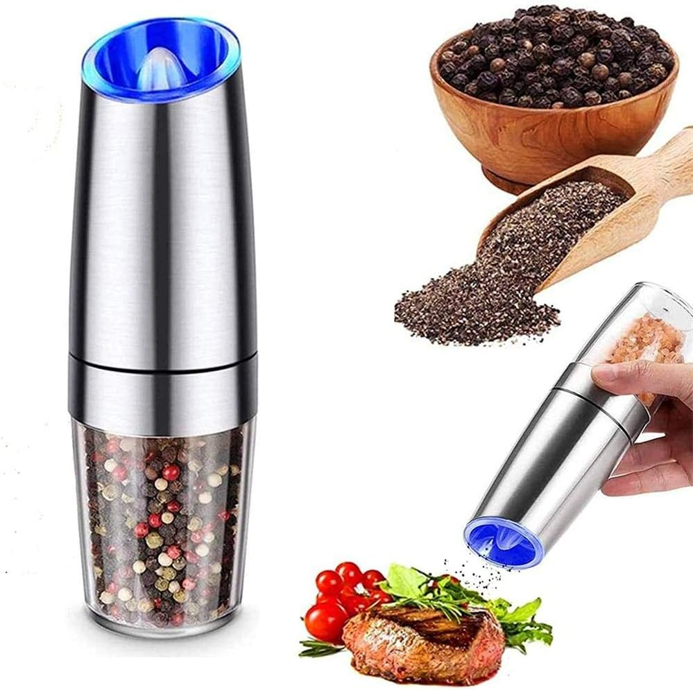 Oferta 1+1! GrindMaster™ Rasnita Electrica de Sare si Piper