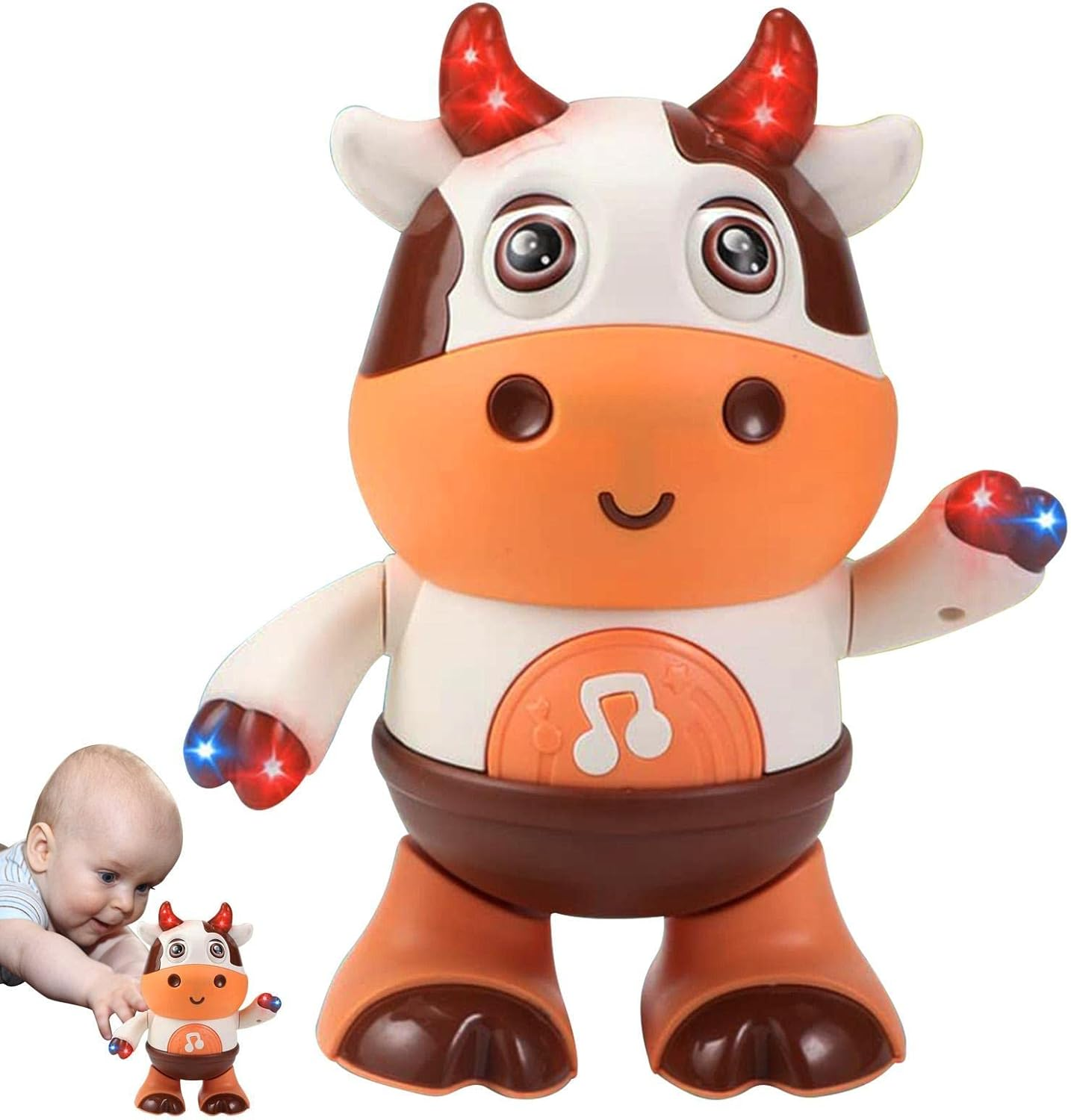 JoyMoo™ - Vacuta Dansatoare cu Lumina si Muzica