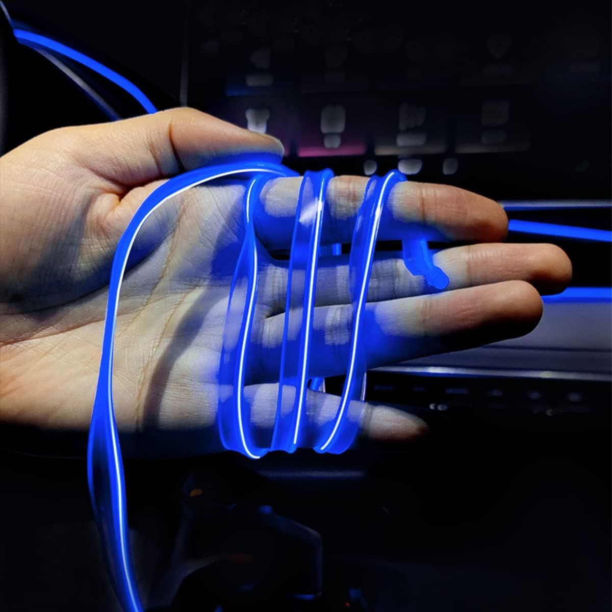 🔥OFERTA 1+1🔥Banda LED Interioara pentru Masini (5m)