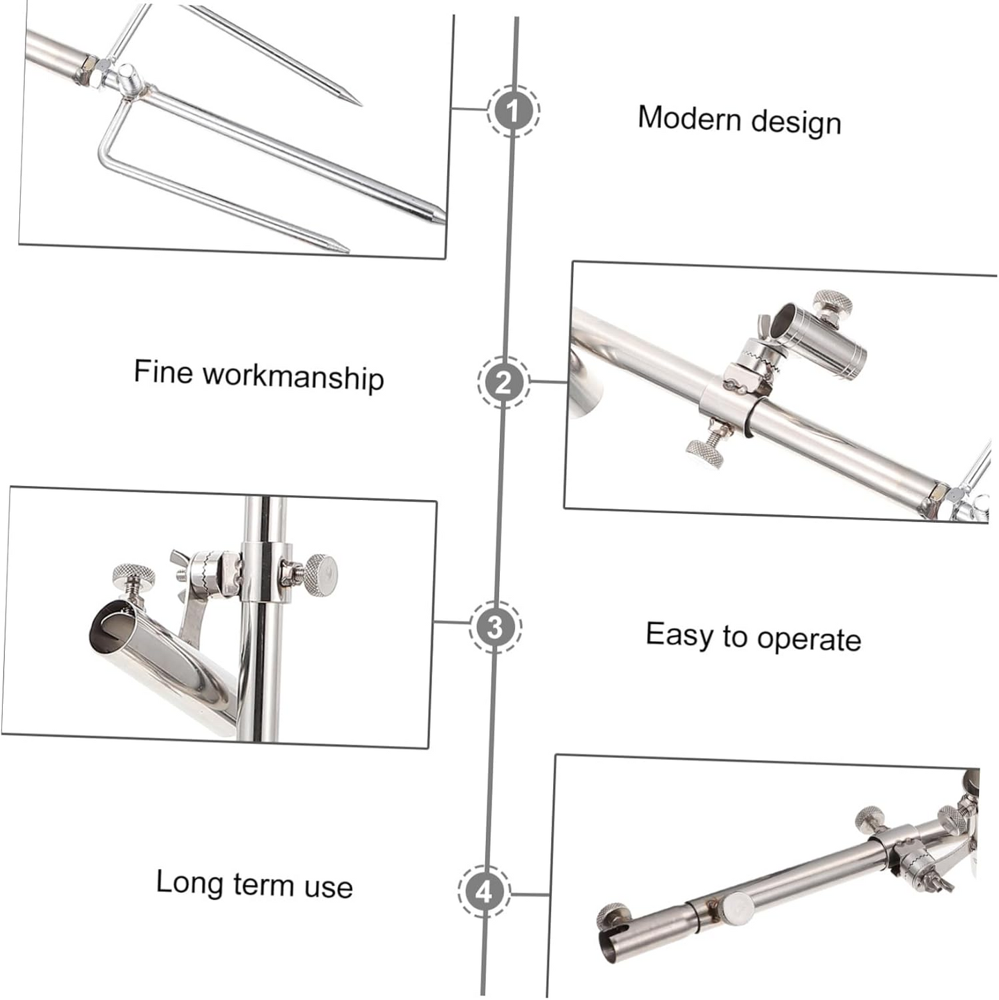 StainlessFlex™ Suport Multifunctional 3-in-1 pentru Pescuit