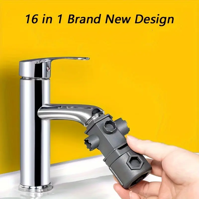 AquaKey™ – Cheia 16-în-1 pentru bateriile de Chiuveta