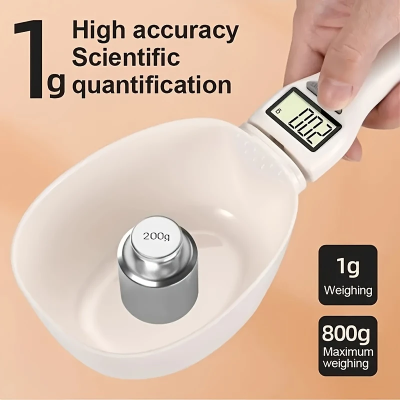 🔥OFERTA 1+1🔥SmartScoop™ – Lingura Cantar Digital pentru Hrana Uscata si Ingrediente