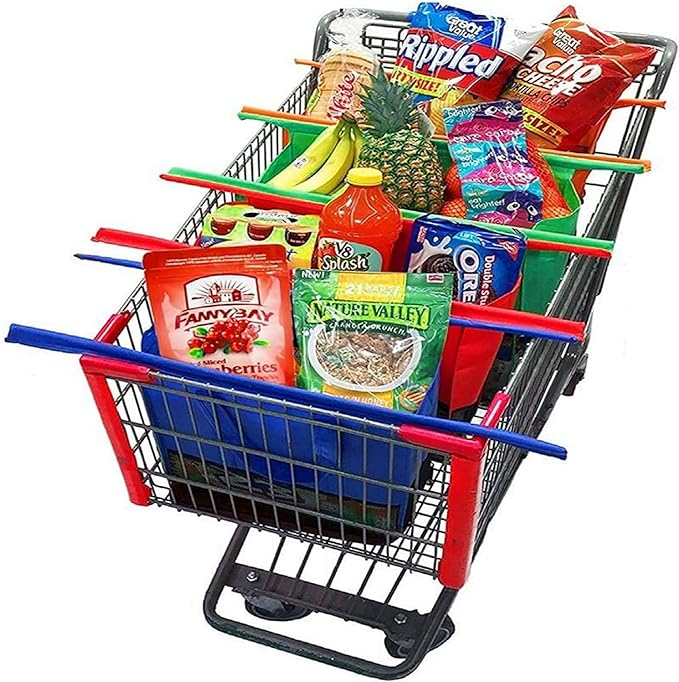 🔥Oferta 1+1🔥Genți de cumpărături reutilizabile (Set de 4)