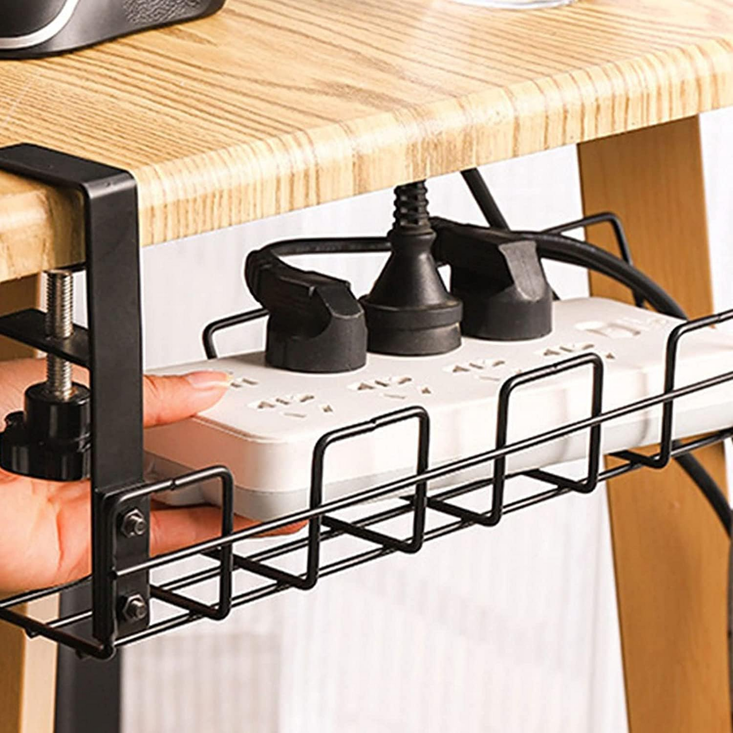 🔥OFERTA 1+1🔥Raft de depozitare de sub birou fara perforare