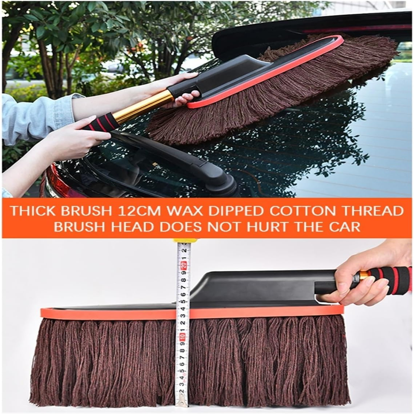 FlexiDust™ - Perie telescopica auto pentru praf, zapada si curatenie rapida