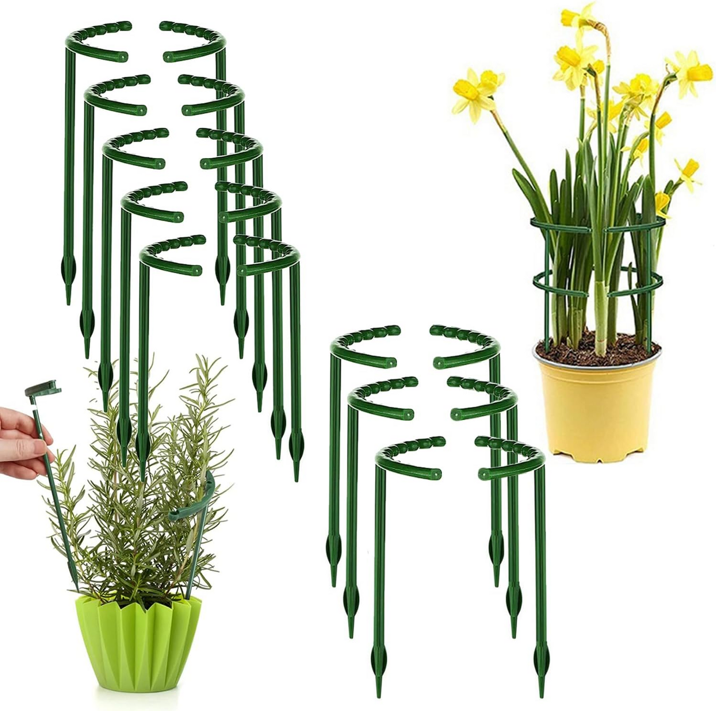 GrowGuard™ – Suporti reglabili pentru plante (5 Bucati)