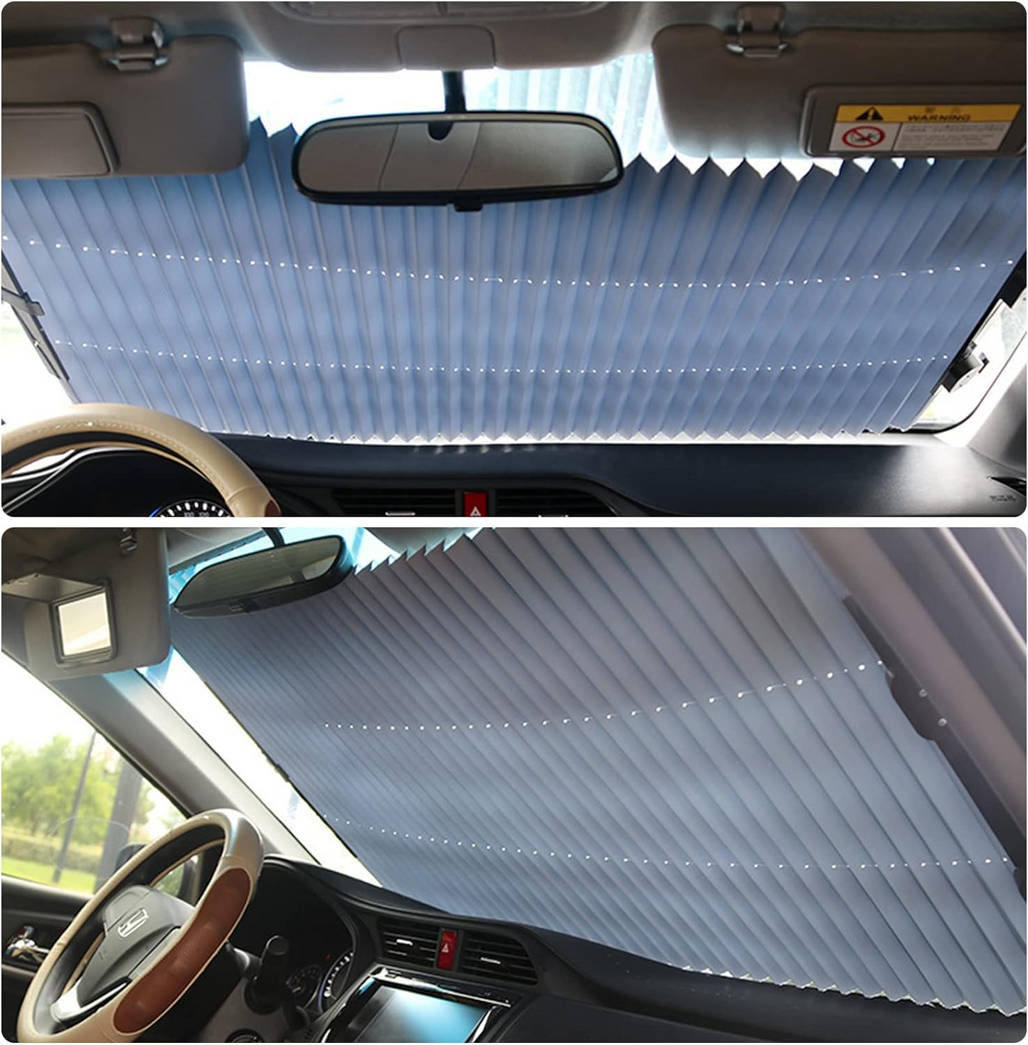 🔥OFERTA 1+1🔥ProShade™ Parasolar Tip Jaluzea pentru Parbriz si Luneta (80x200cm)