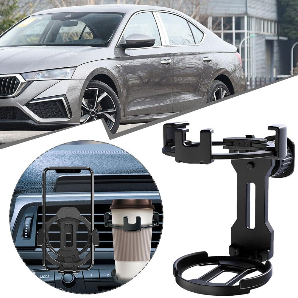 🔥OFERTA 1+1🔥Carbuddy™ - Suport Auto 2-în-1 pentru Pahar si Telefon