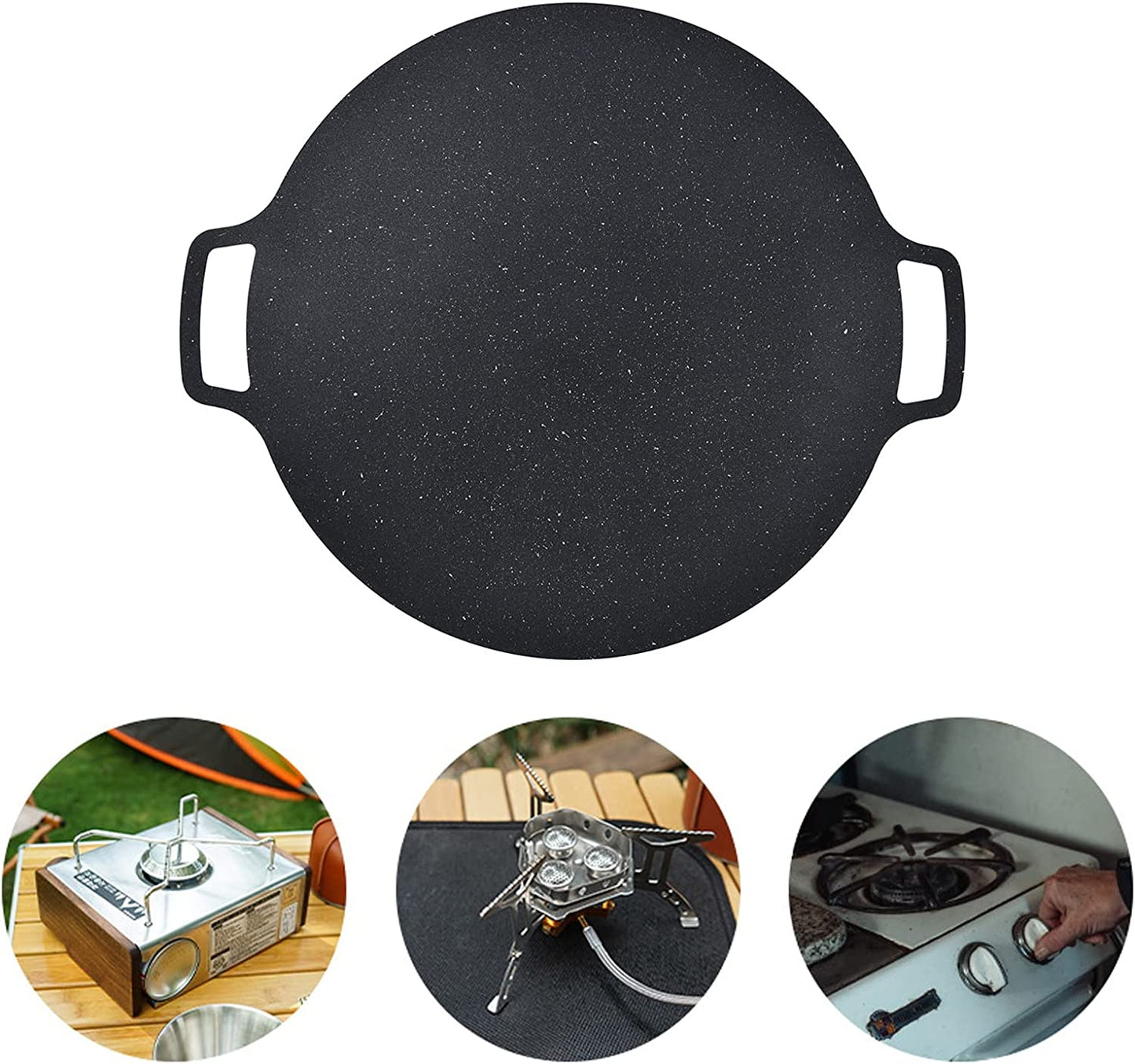 🔥OFERTA 1+1🔥Tigaie cu manere Coreeana pentru Gratar (38cm)