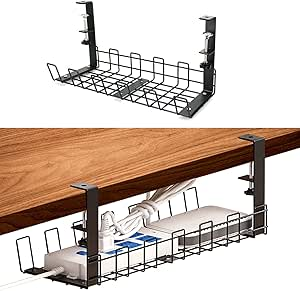 🔥OFERTA 1+1🔥Raft de depozitare de sub birou fara perforare