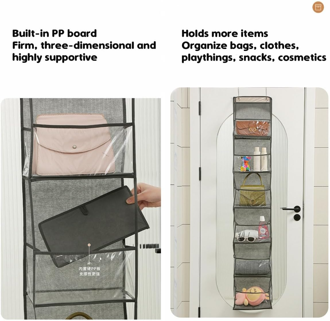 🔥Oferta 1+1!🔥 Organizator de Agatat pe Usa cu 6 Buzunare