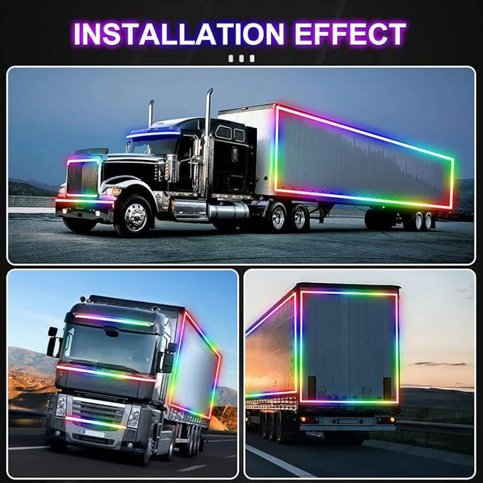 🔥OFERTA 1+1🔥Banda Luminoasa LED pentru Camion (1m)