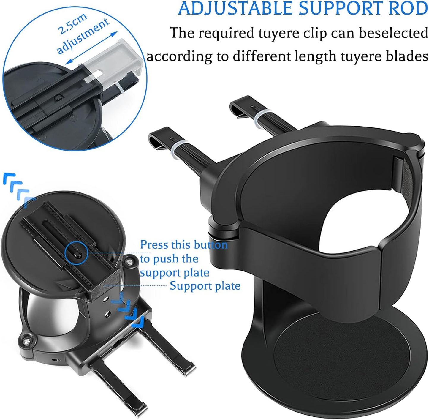 Holdio™ - Suport Ajustabil pentru Pahar Auto