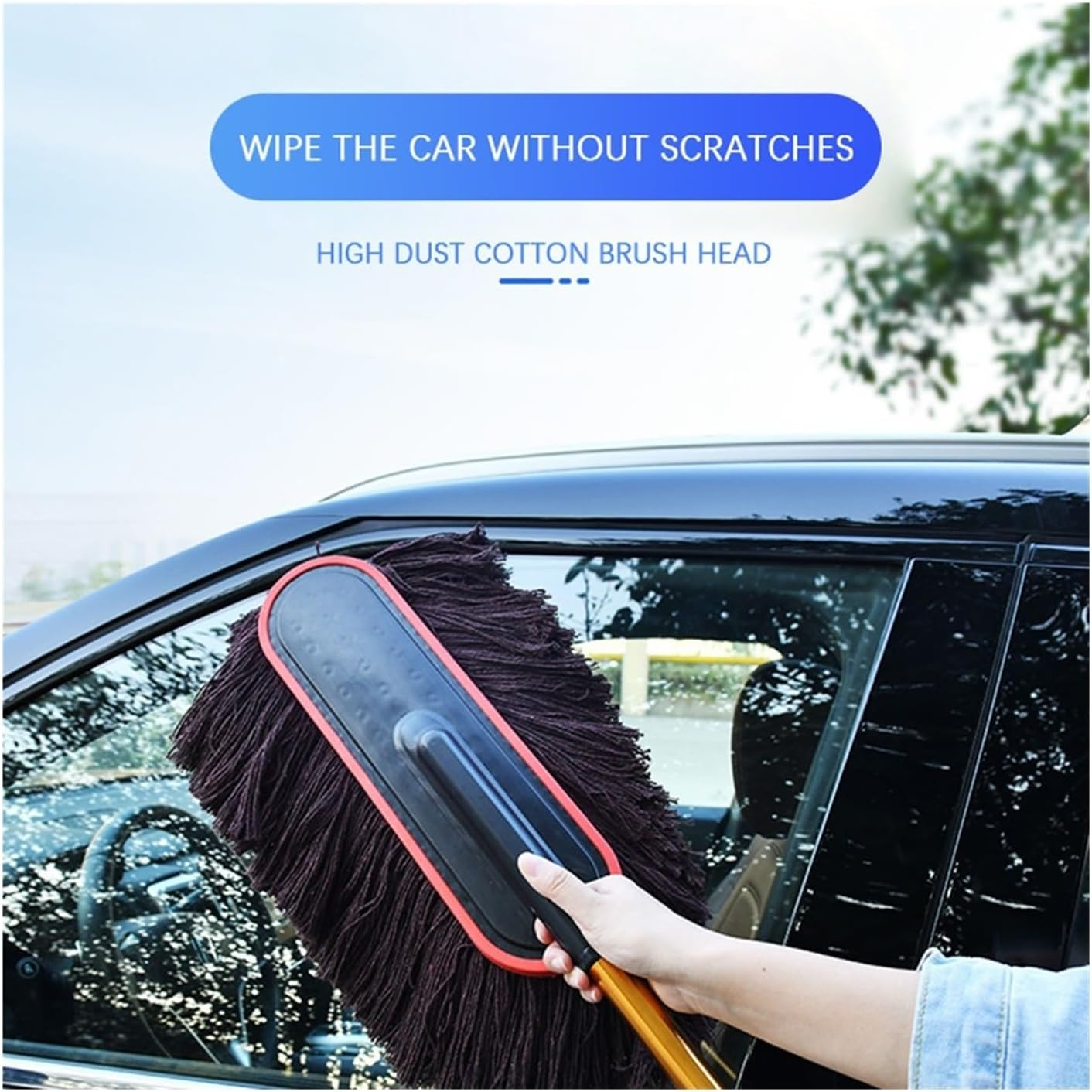 FlexiDust™ - Perie telescopica auto pentru praf, zapada si curatenie rapida
