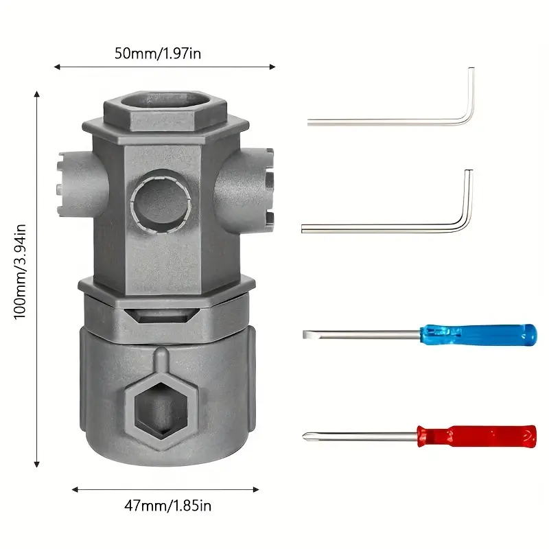 AquaKey™ – Cheia 16-în-1 pentru bateriile de Chiuveta