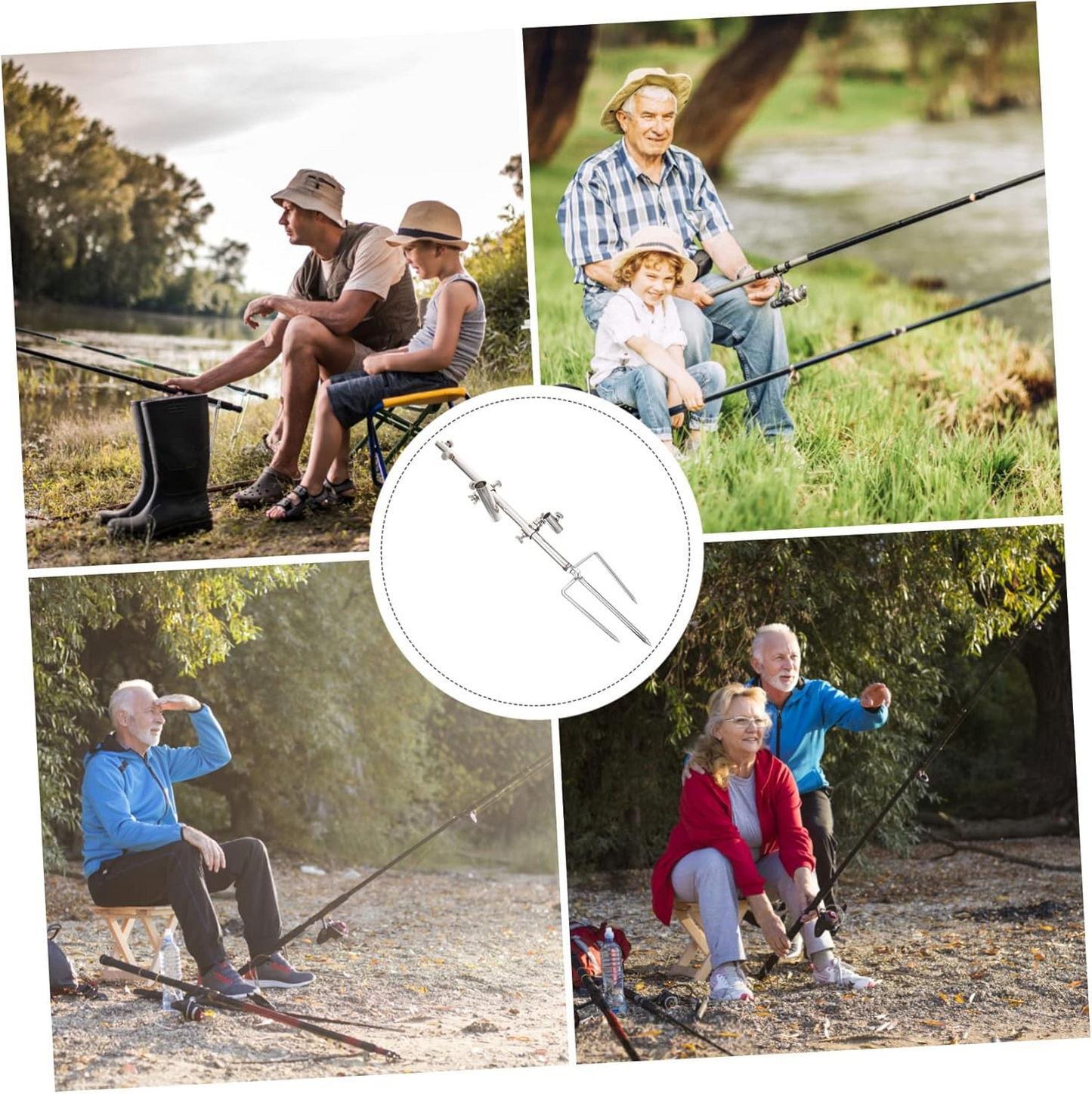 StainlessFlex™ Suport Multifunctional 3-in-1 pentru Pescuit
