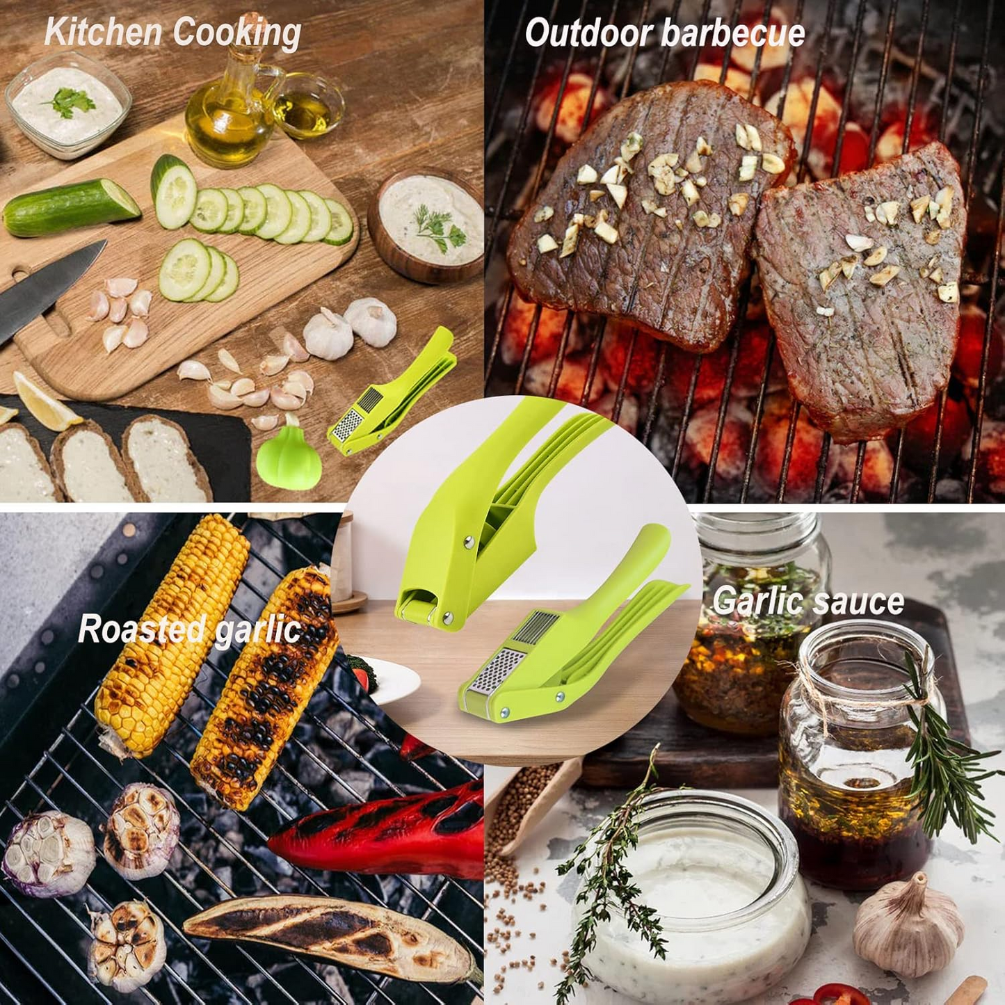 GarlicPress™ - Presa manuala pentru usturoi